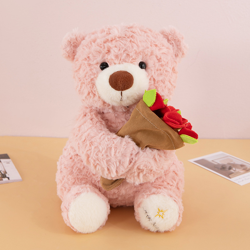 Rose Teddy Bear Plush Toy
