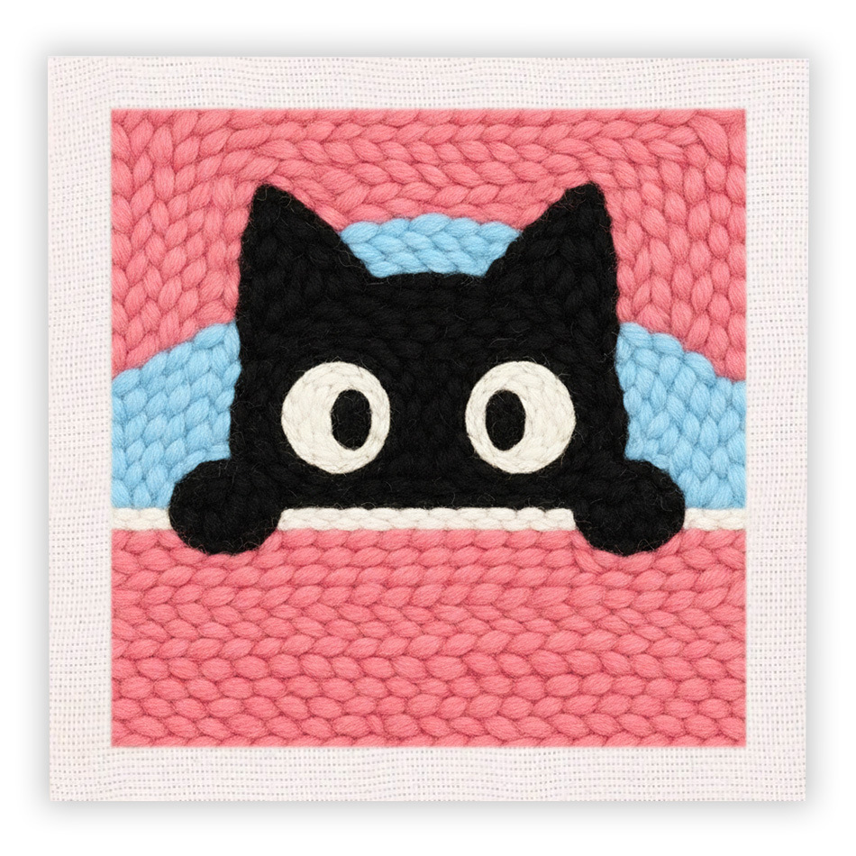 Square Poke-and-pop Craft DIY Kit