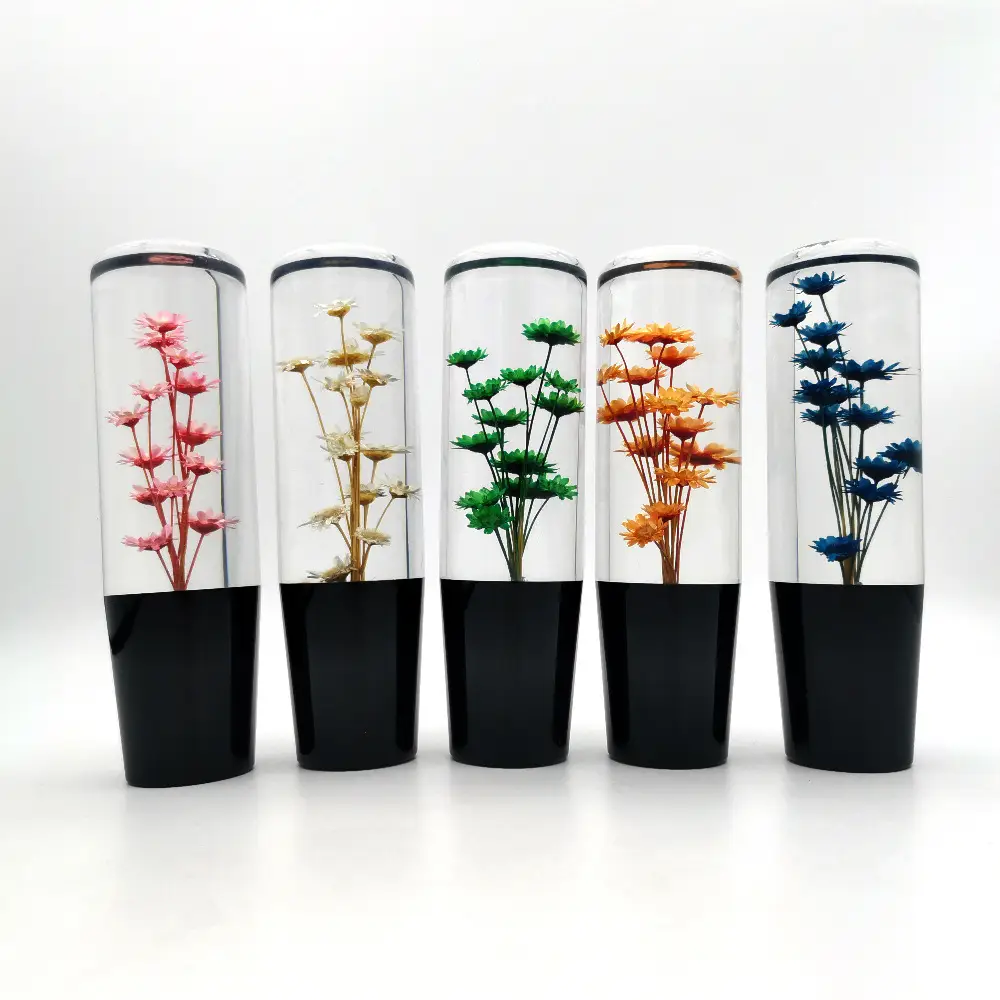 15cm Crystal Car Gear  Knob Small Chrysanthemum Gear Lever Head