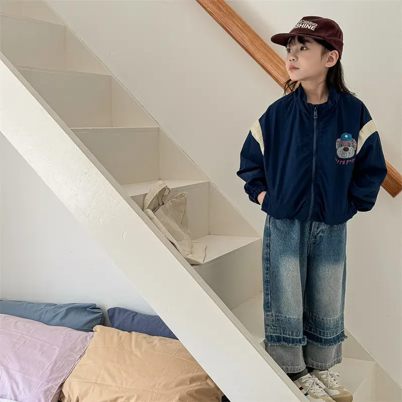 Children's Autumn Models Cartoon Printed Jacket