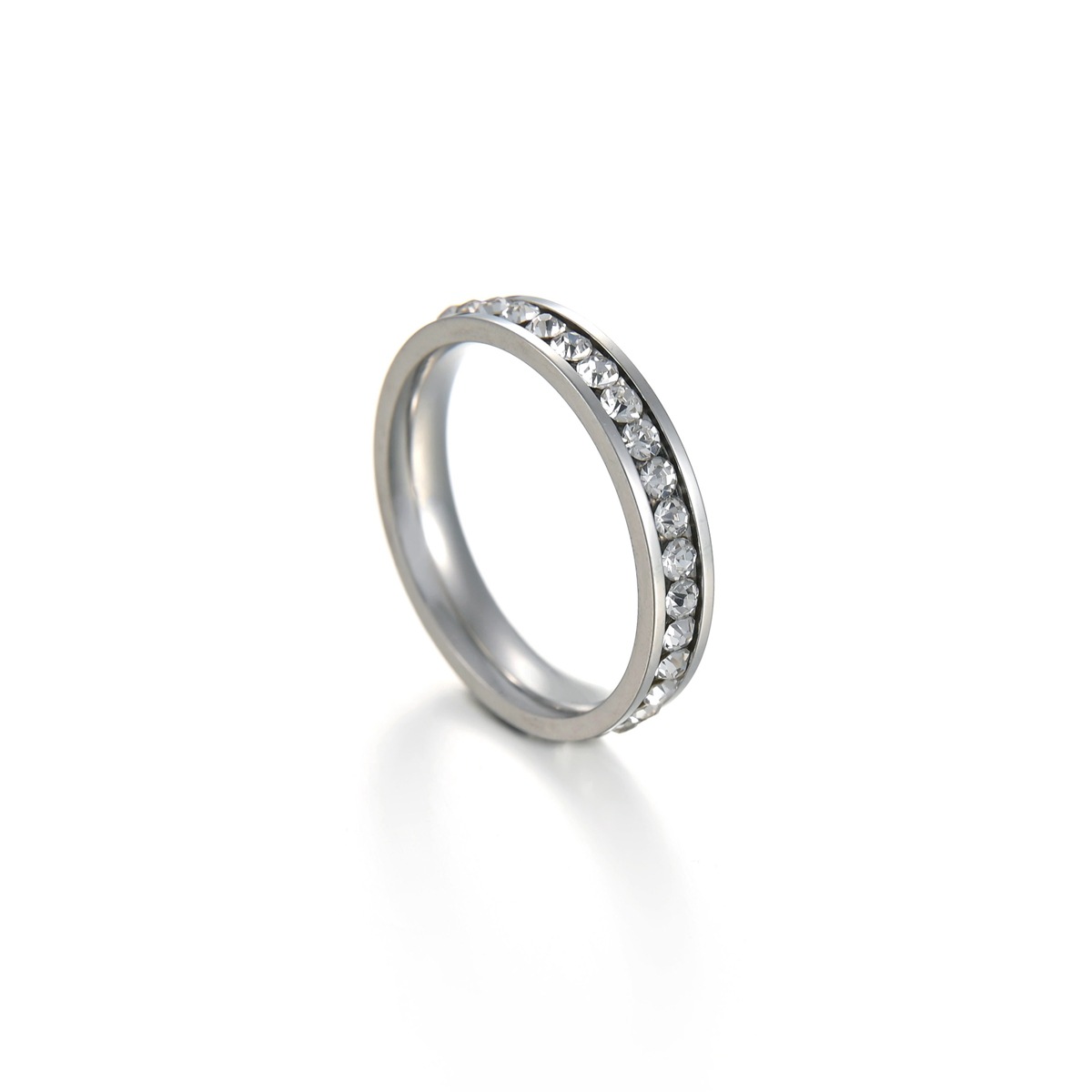 Title 6, Anello con diamanti singolo classico da donna, ...