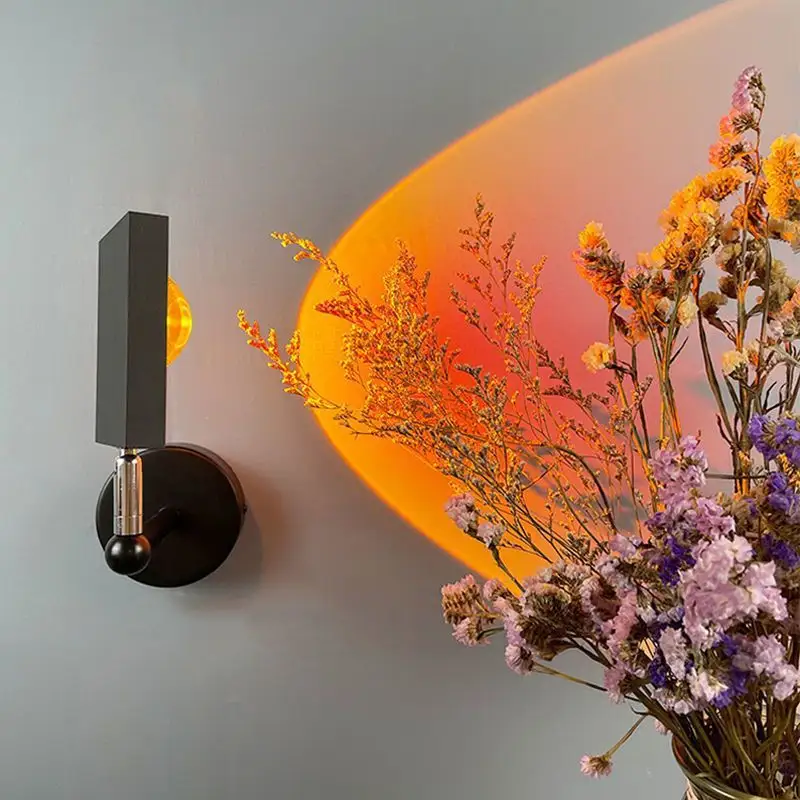 Bedroom Sunset Projection Wall Lamp Atmosphere