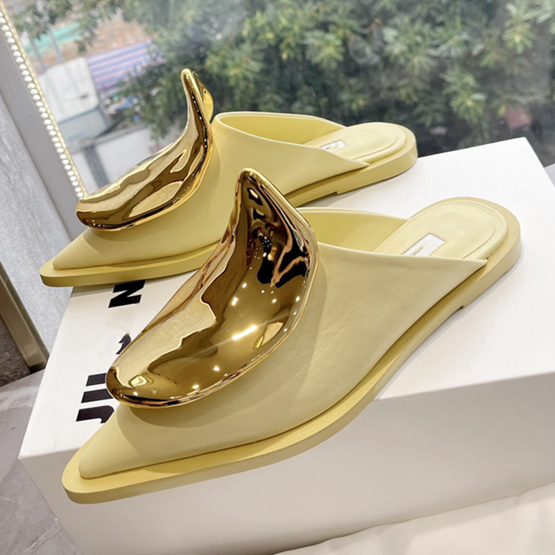 Yellow Flat Heel