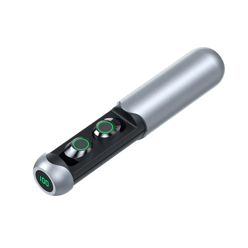 Pull-out Digital Display Sports In-ear Wireless Bluetooth Headset