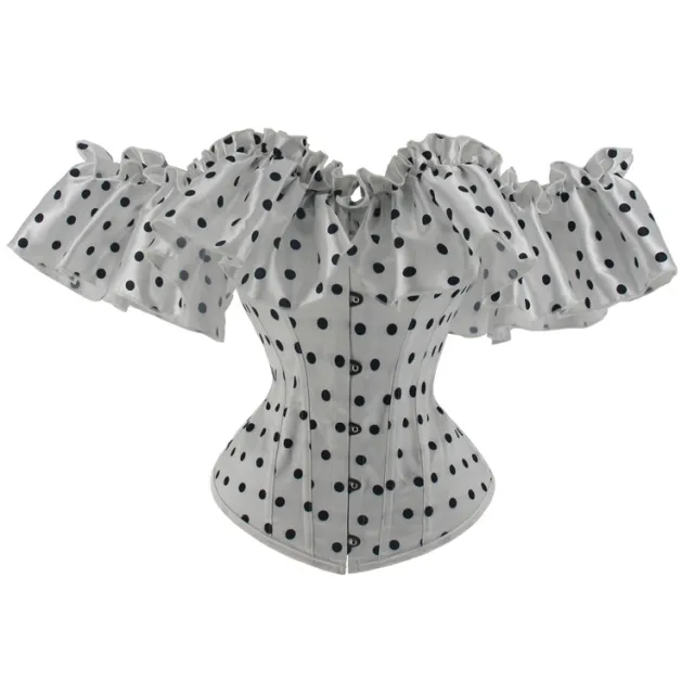 Jacquard Ribbon Satin Lace Court Lady Polka Dot S - Shop at LoveMi