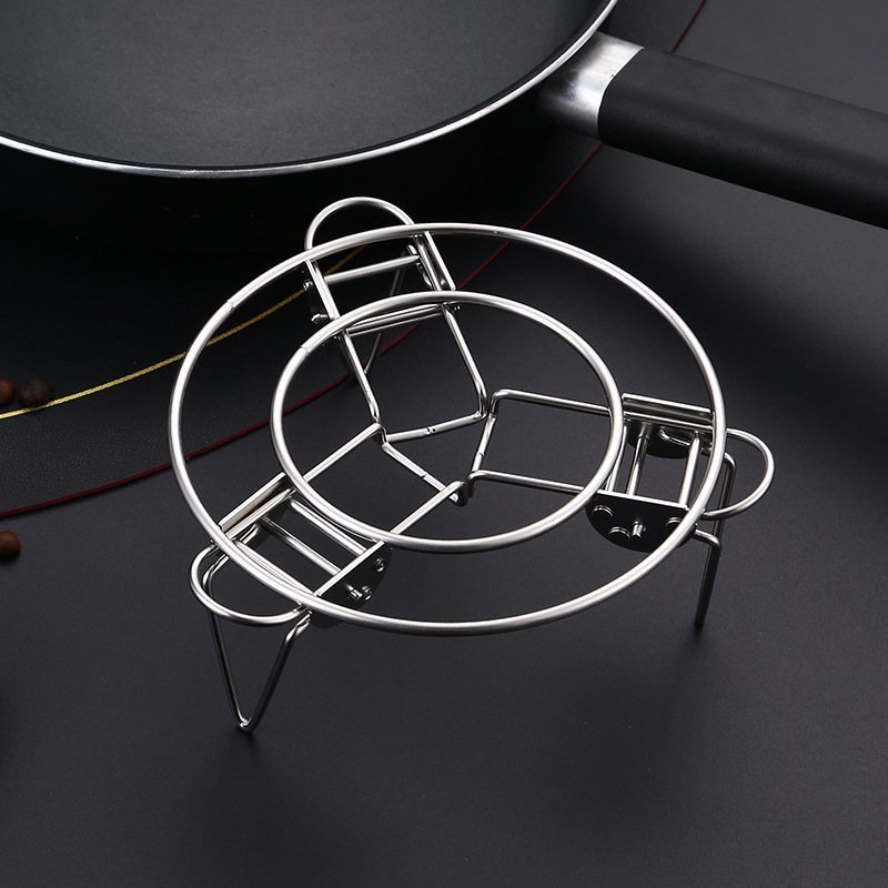 304 Stainless Steel Extendable Multifunctional Folding Steamer Rack