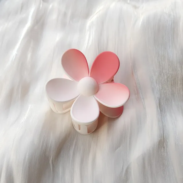 Summer Candy Color Frosted Flower Hair Clip Cherry Blossom Powder - Shop at LoveMi