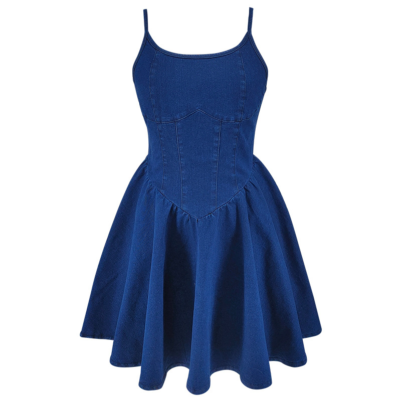 Womens Sweet Strap-style Fashionable Casual Dress F231e700 Ab41 4881 B60b 64c828f7918b