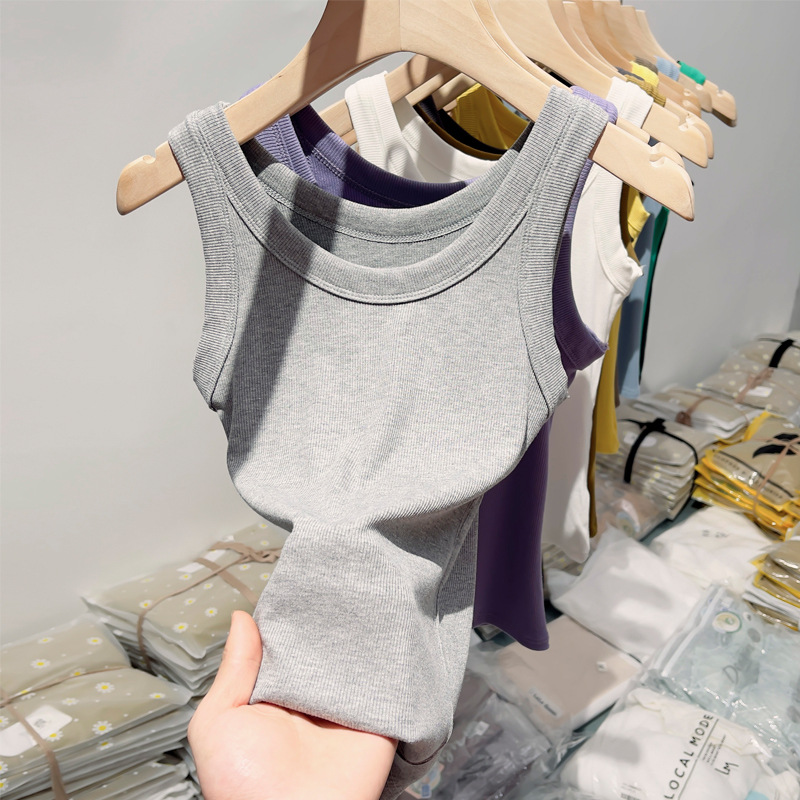 Solid Color Camisole Women's Thin Base