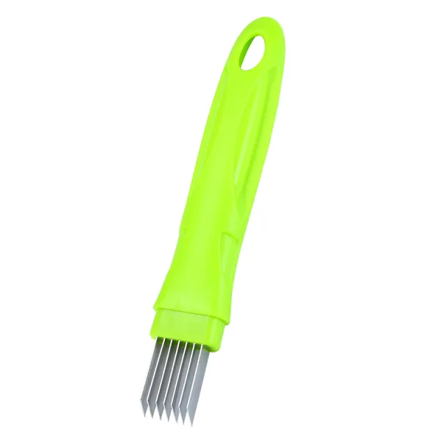 Multifunctional Onion Cutter Stainless Steel Green - Shop at LoveMi