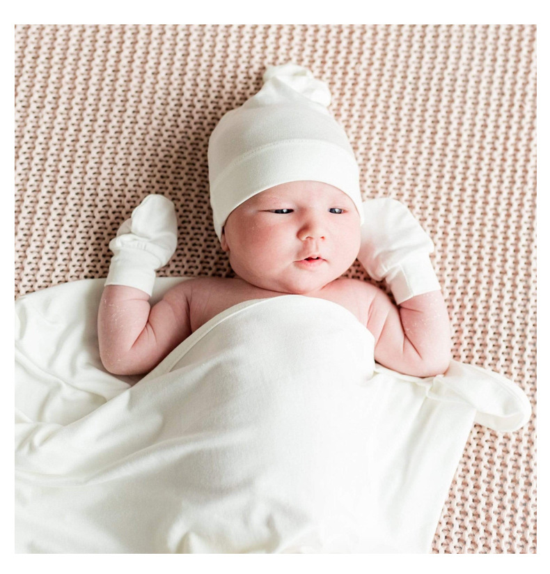 Title 1, Bonnet fin en fibre de bambou pour bébé, à enfi...