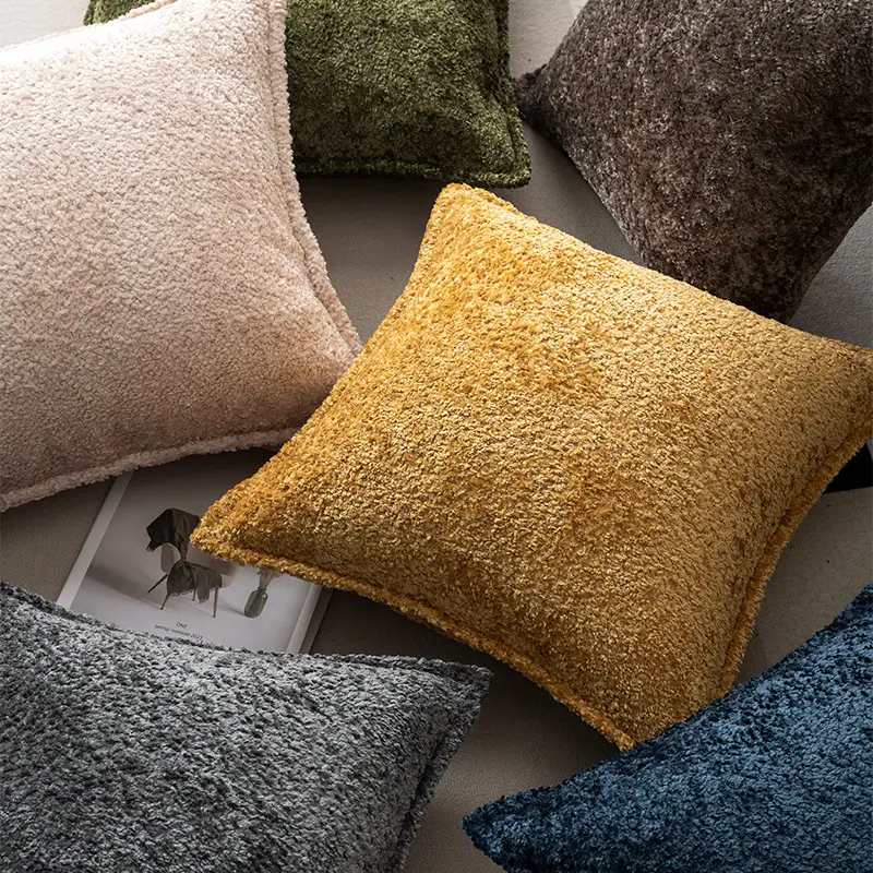 Modern Minimalist Chenille Pillow Cover
