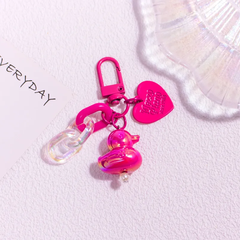Colorful Little Duck Keychain Ornaments - Yc528911