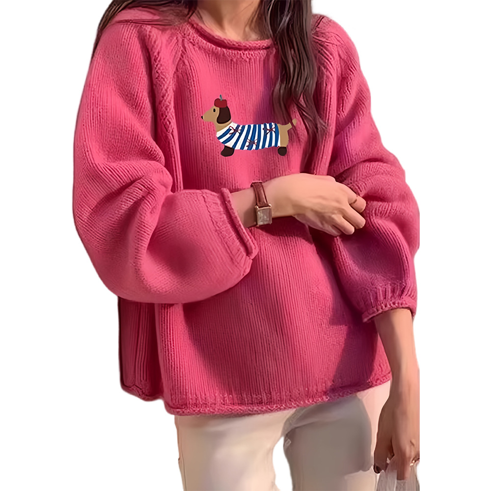Women's Loose And Lazy Style Pullover Sweater