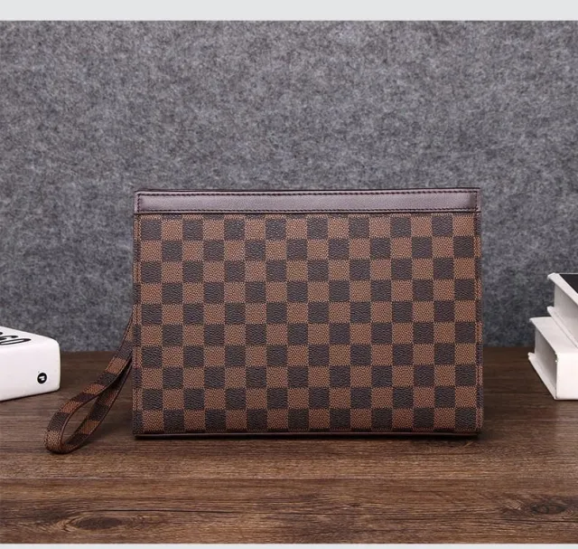 Men's Bag Genuine Leather Casual Clutch Brown - Shop at LoveMi