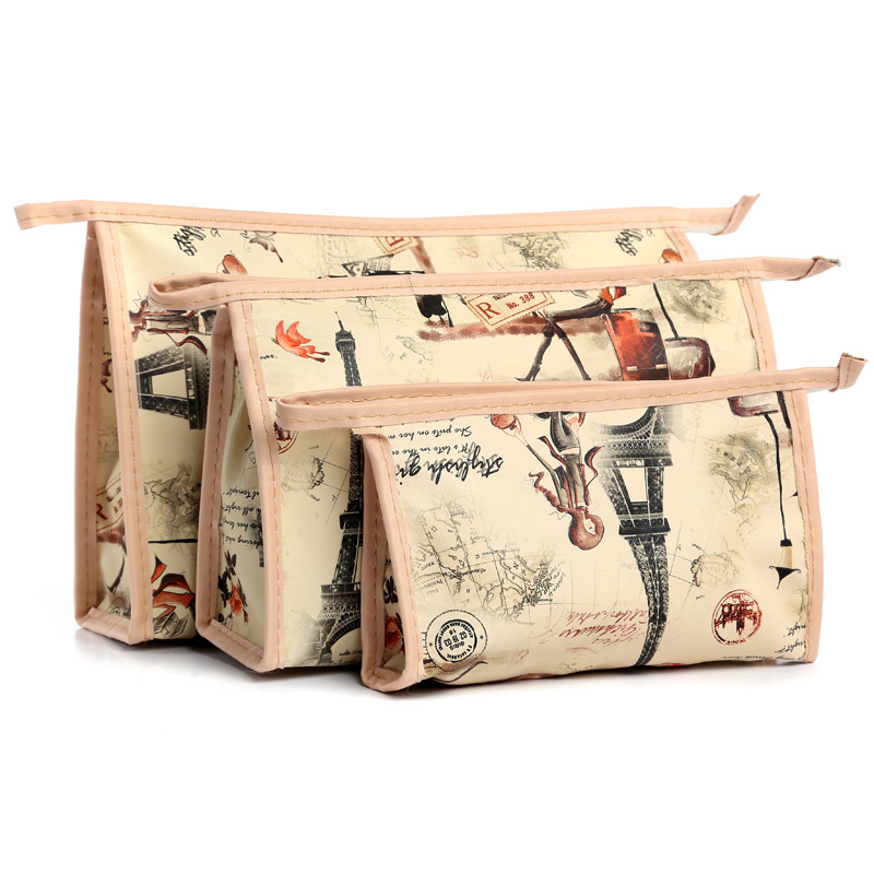 Three-piece Set Cosmetic Bag Korean Style Cosmetic Bag