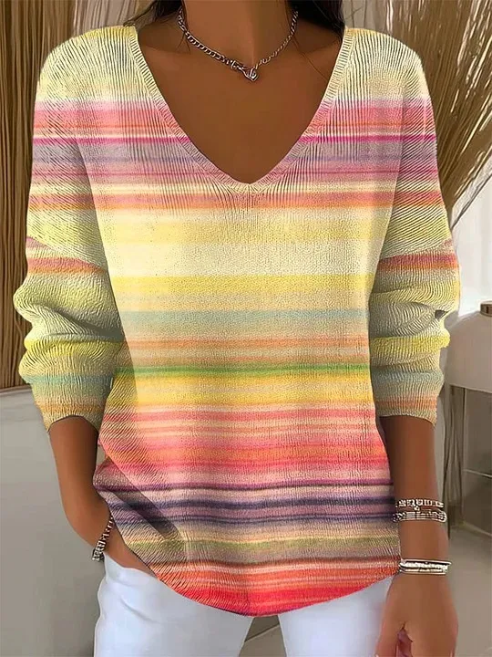 Long Sleeve Sweater Autumn And Winter Printing Fashion Loose Cool Sweaters Women's Clothing Style 4 - Shop at LoveMi