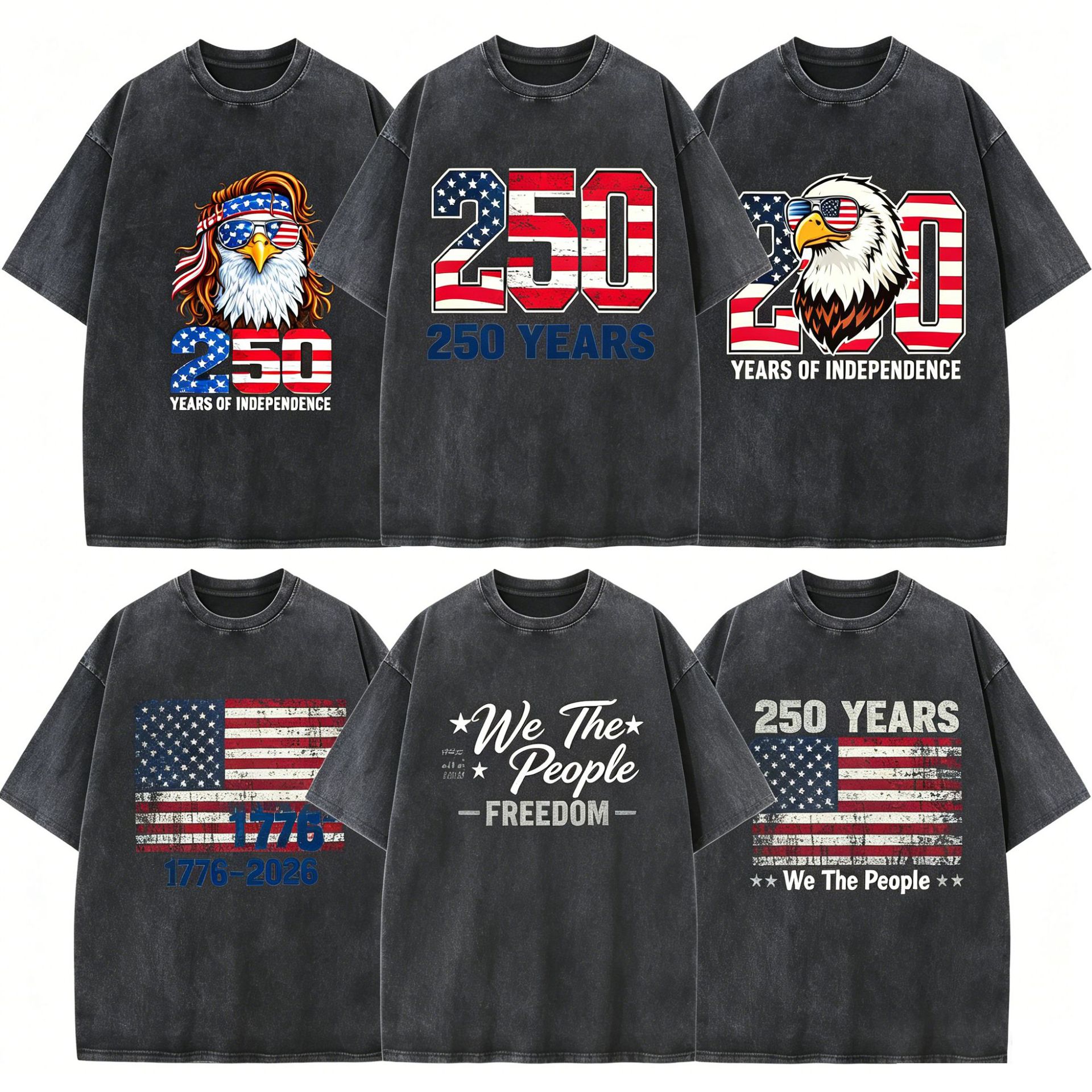 Pattern-printed Cotton T-shirts For Men And Women