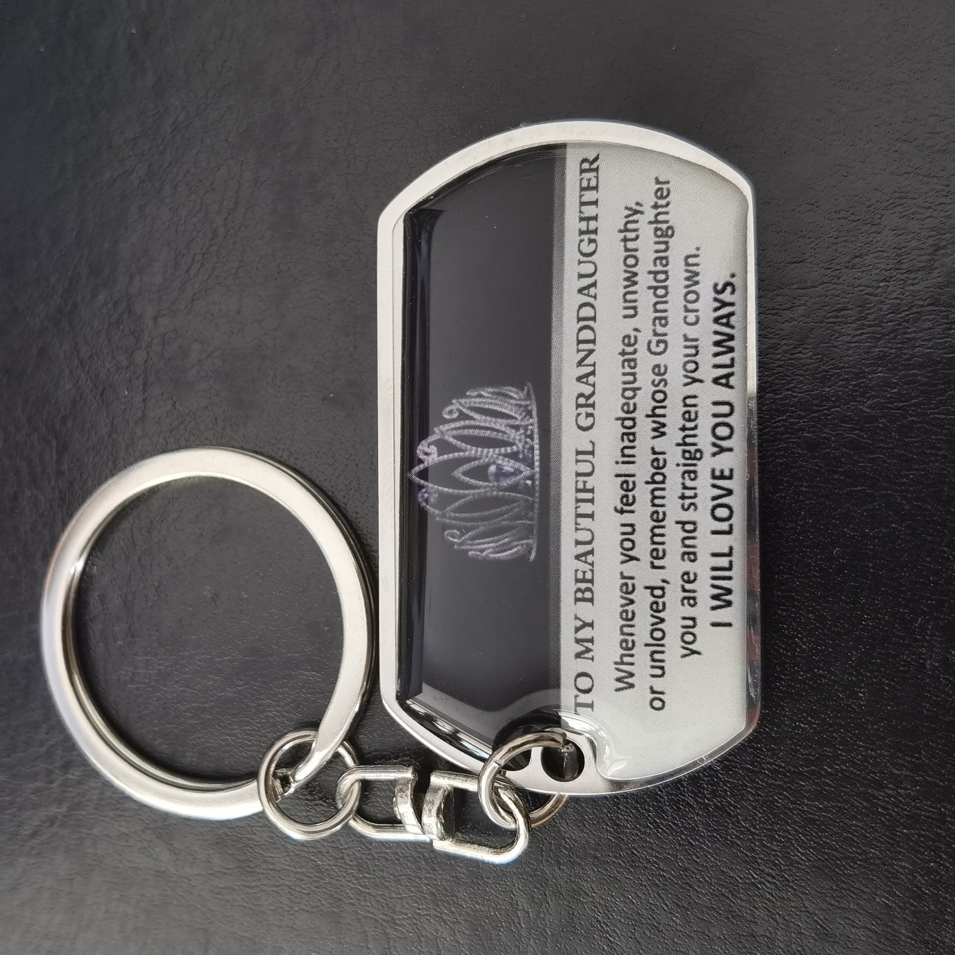 To My Badass Metal Keychains