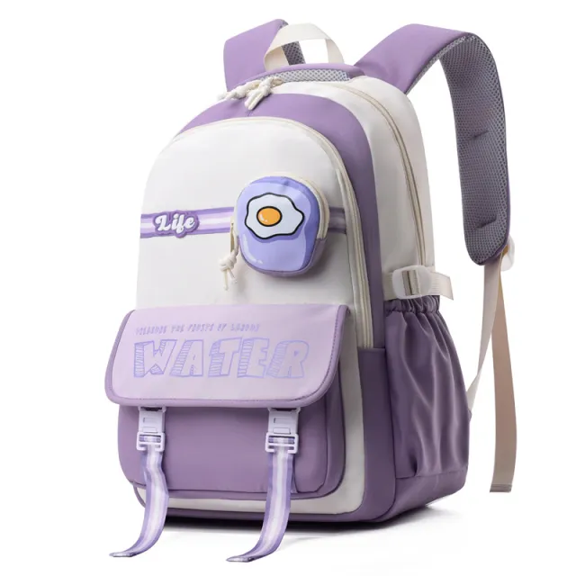 Casual And Lightweight Elementary And Middle School Student Schoolbags Burden Reduction Red - Shop at LoveMi