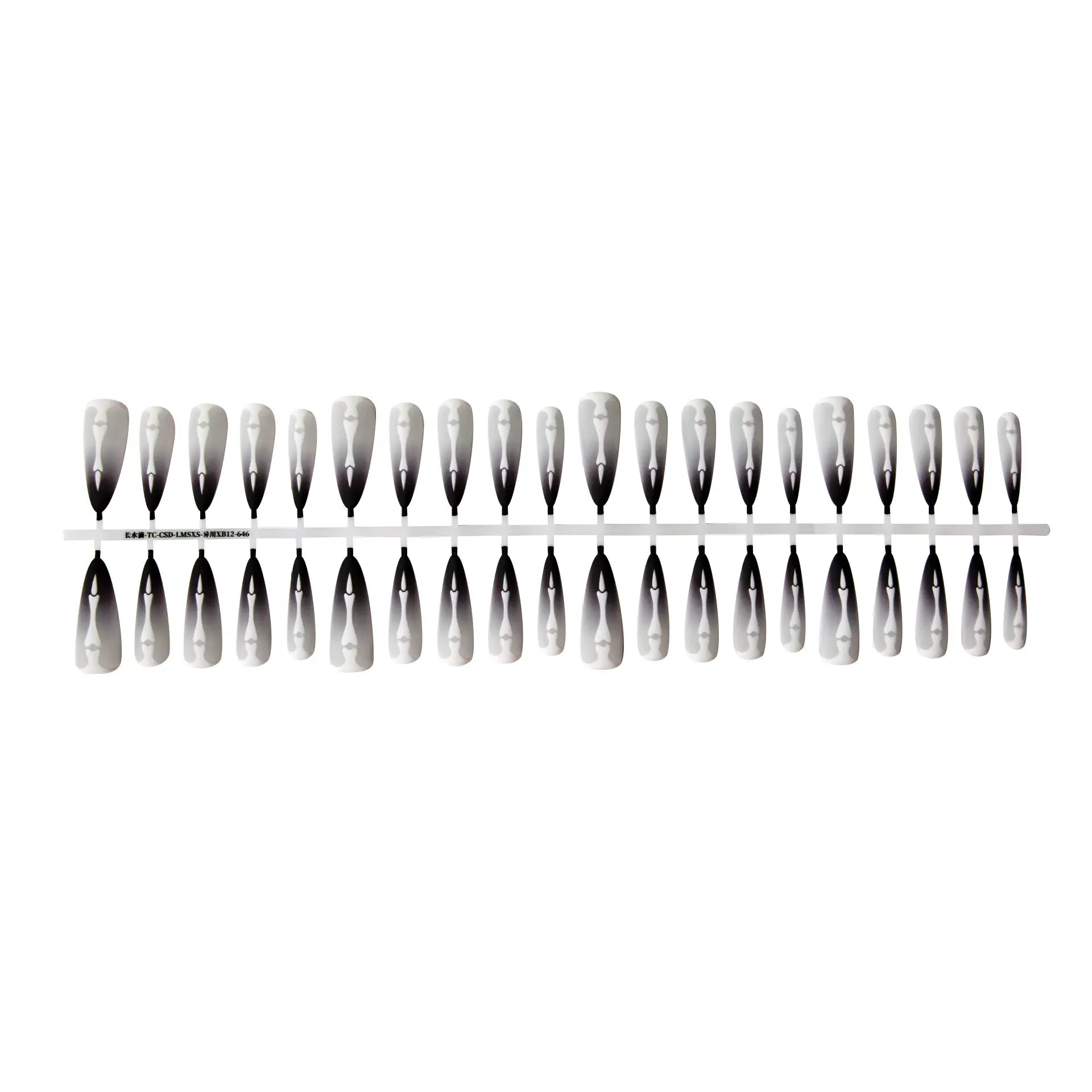Background Semi-finished Products Wear Nail Tip Prefabricated Nail Tip Pumpkin Million Christmas Dark Goth Secondary Bright Surface