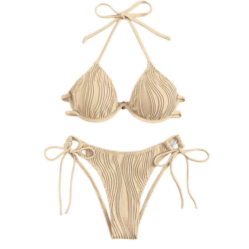 Women’s Split Sexy Bikini Swimsuit With Steel Bracket