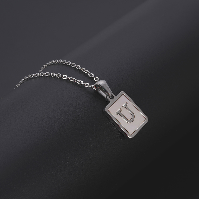 Steel Color U With Chain