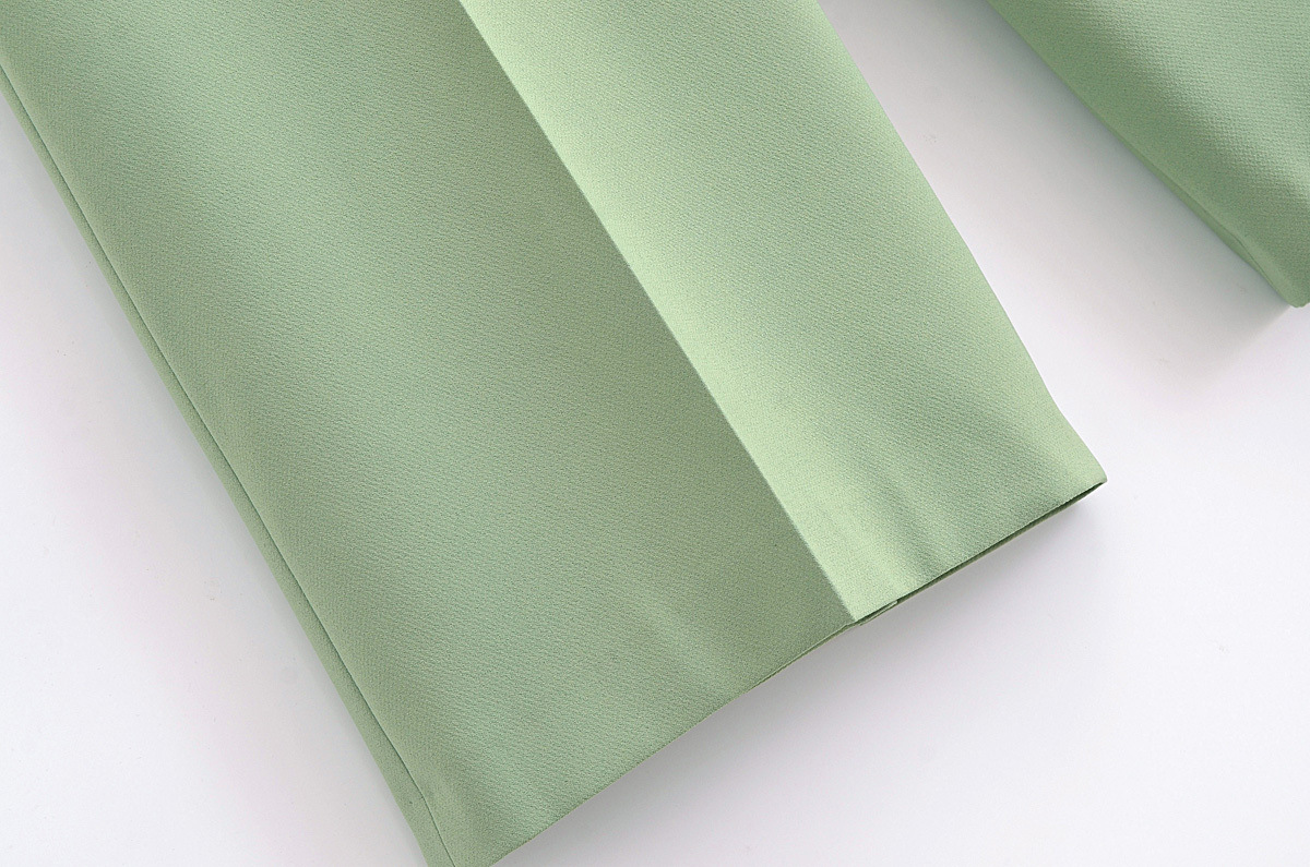 European And American Style Open Design Crepe Top Pants