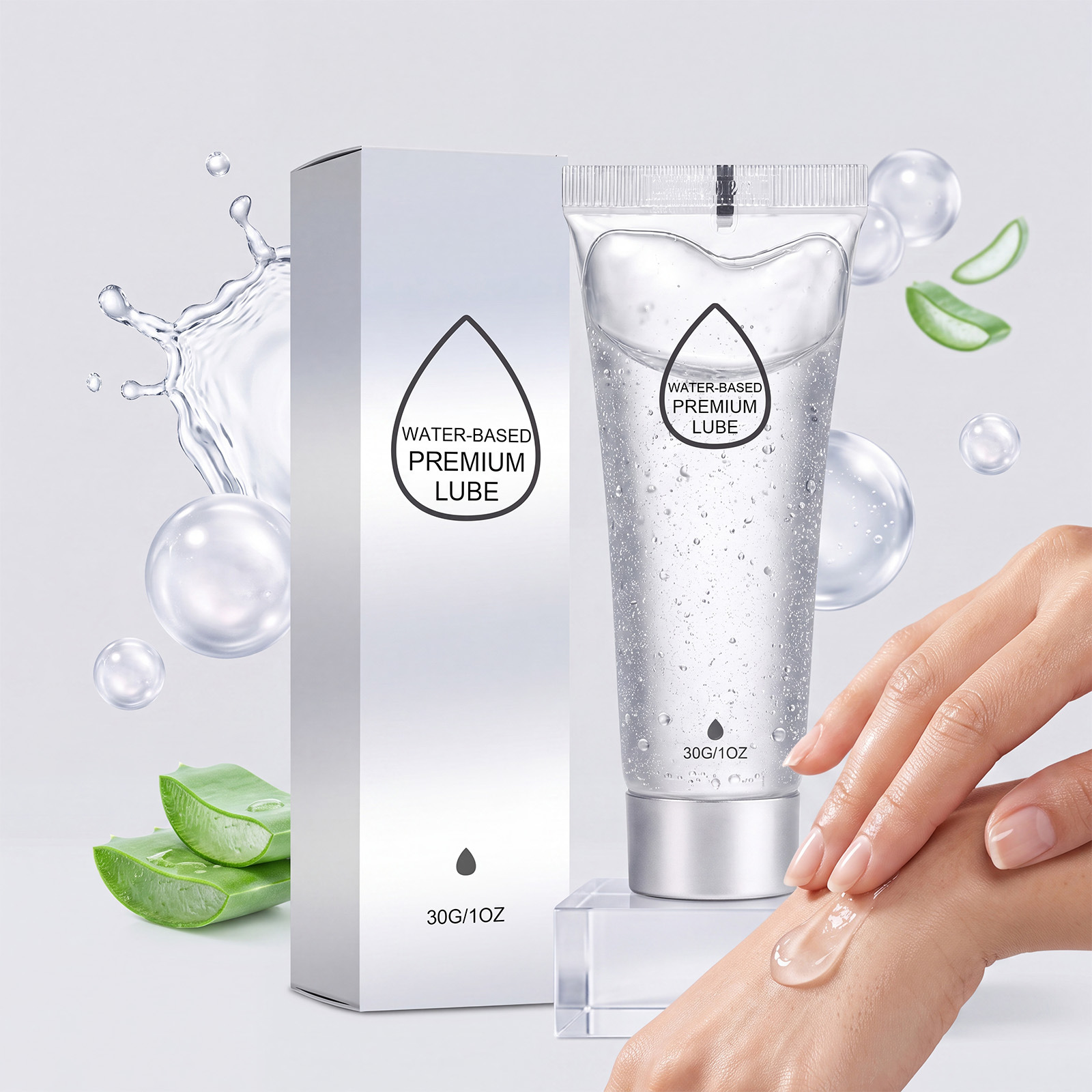 Water-based Lubricant With A Transparent Gel Texture