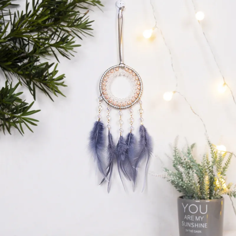 Creative Feather Dreamcatcher Hanging Woven Car Hanging Ornament
