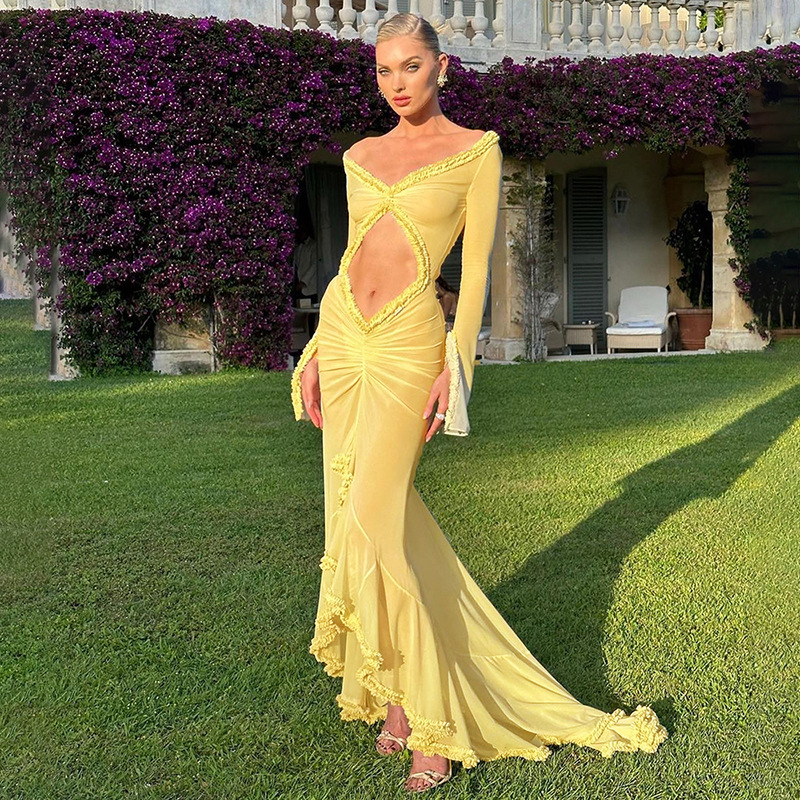 Long Sleeve High-Waist Dress, picture 6 of 8