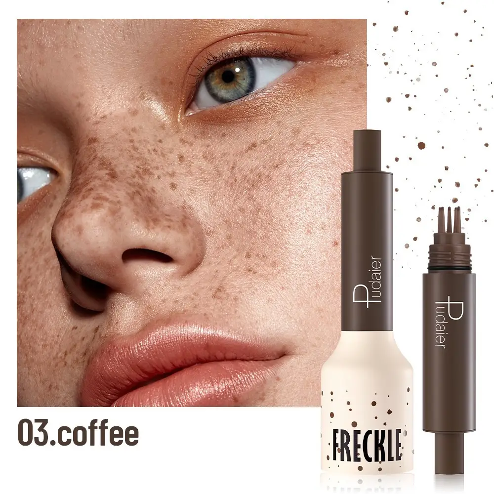 Natural Simulation Stamp 4-Color Makeup Freckle Pen