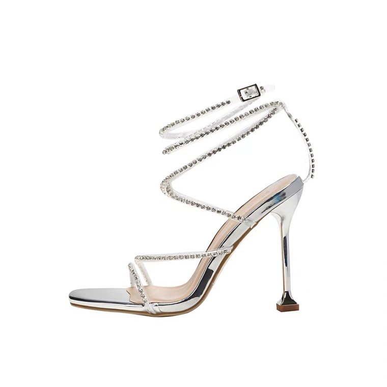 Strappy Fashion High-heeled Womens Shoes