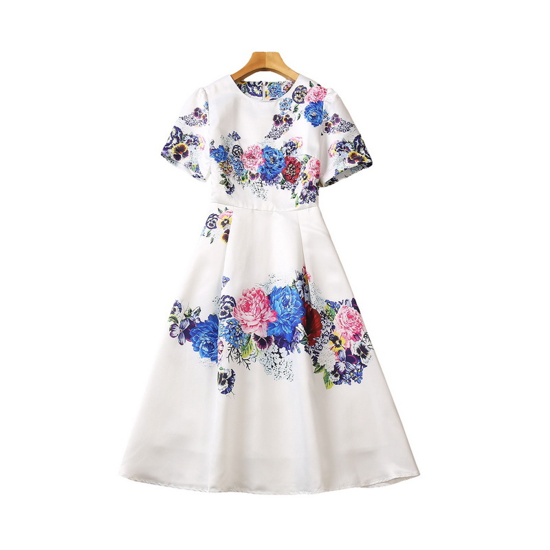 Sequin Floral Print Dress, picture 4 of 5