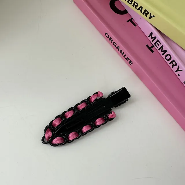 Dopamine Hair Accessories Y2g Barrettes Metal Traceless Clip Color Advanced Sense Small Hairpin Bang Side Clip Headdress Black - Shop at LoveMi