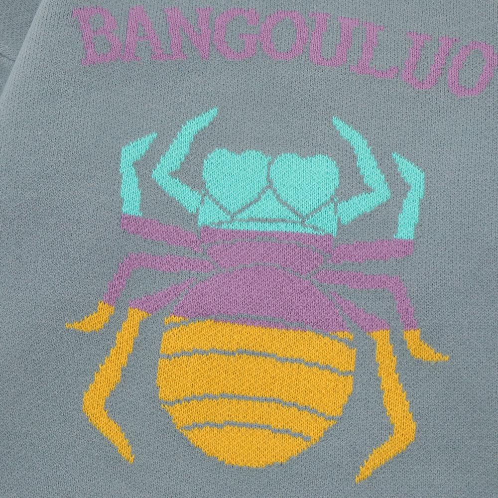 Lazy Spider Brocade Sweater Men And Women