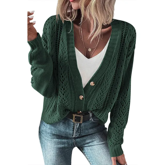 Simple All match Off shoulder Knitted Cardigan For Women Lc2711785 P2609 - Shop at LoveMi