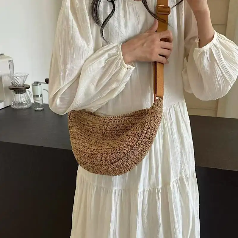 Handwoven Seaside Casual Getaway Relaxed Vibe Dumpling-style