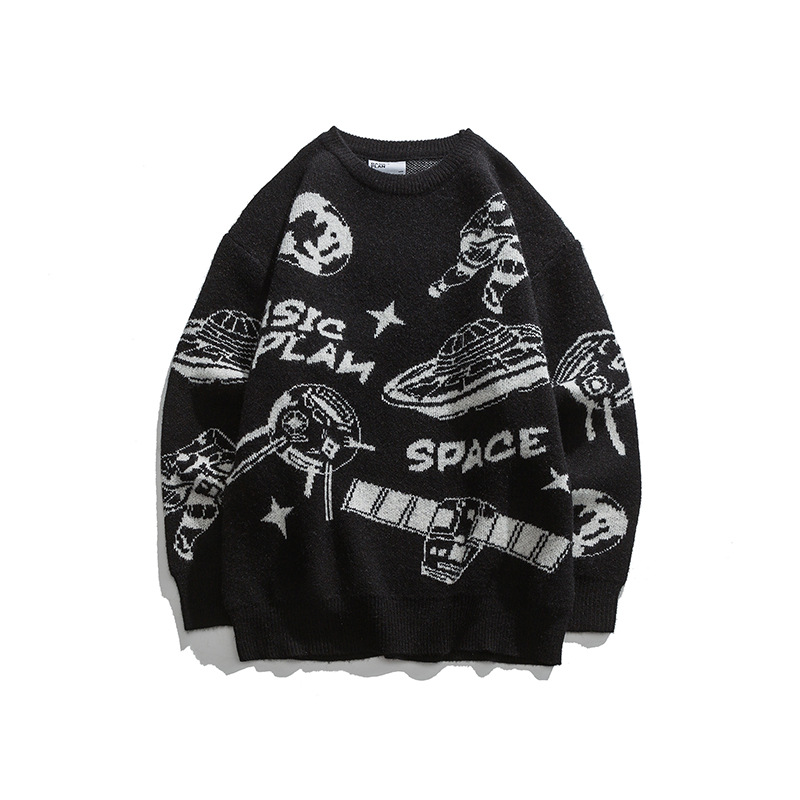 Loose And Lazy Style Sweater Men's Coat