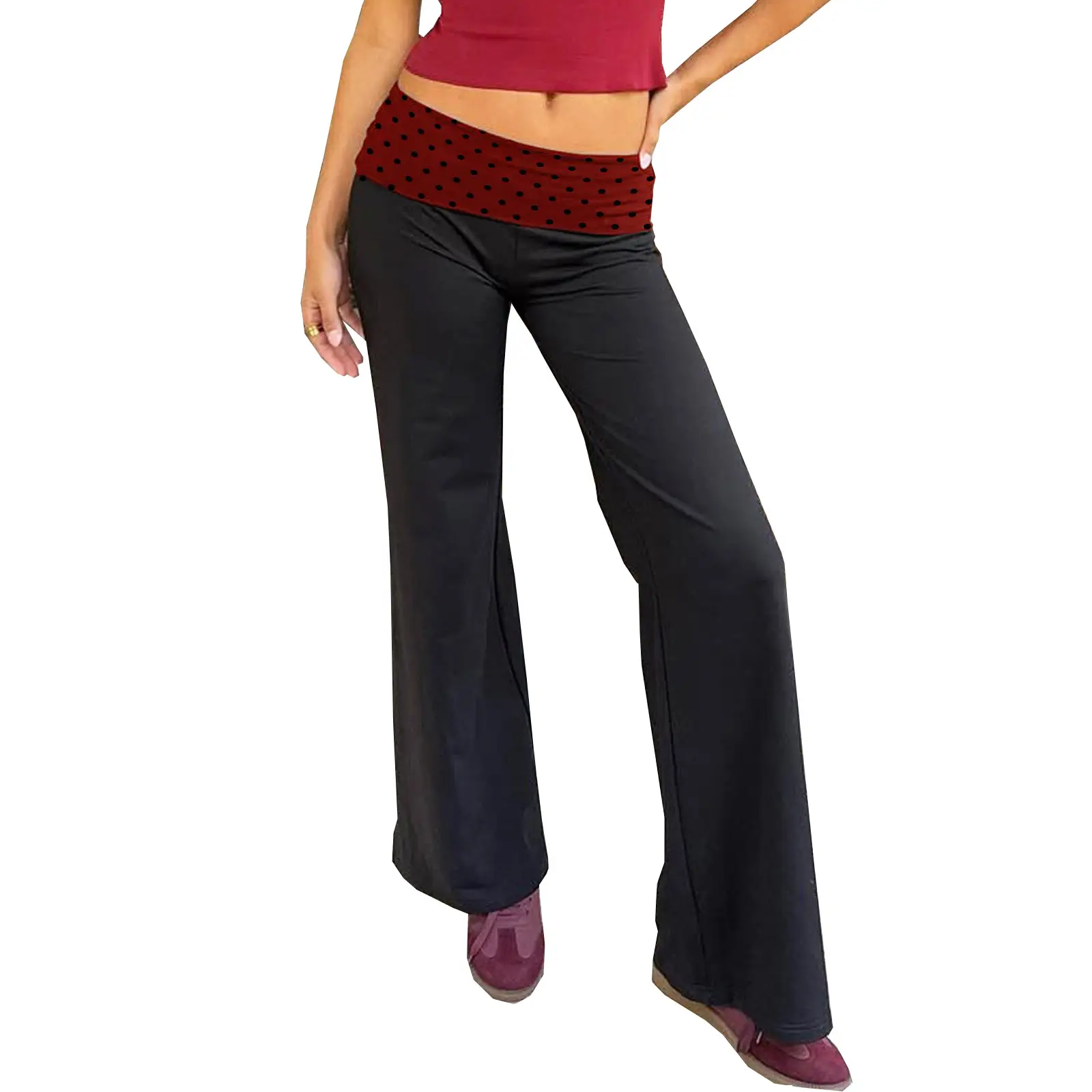 Womens Casual Fashionable Printed Pants