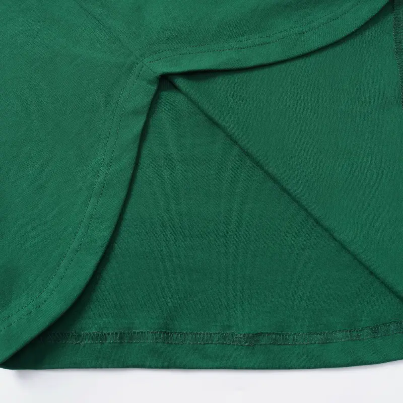 Color Contrast Patchwork Casual Short Sleeve