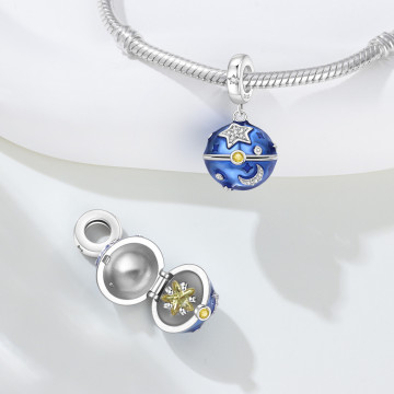 Starry Sky Astronaut Diy Bracelet String Beads Pendant