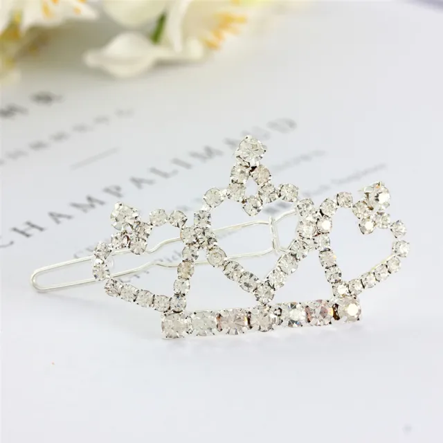 Rhinestone Crown Headdress Pet Decorations White - Shop at LoveMi