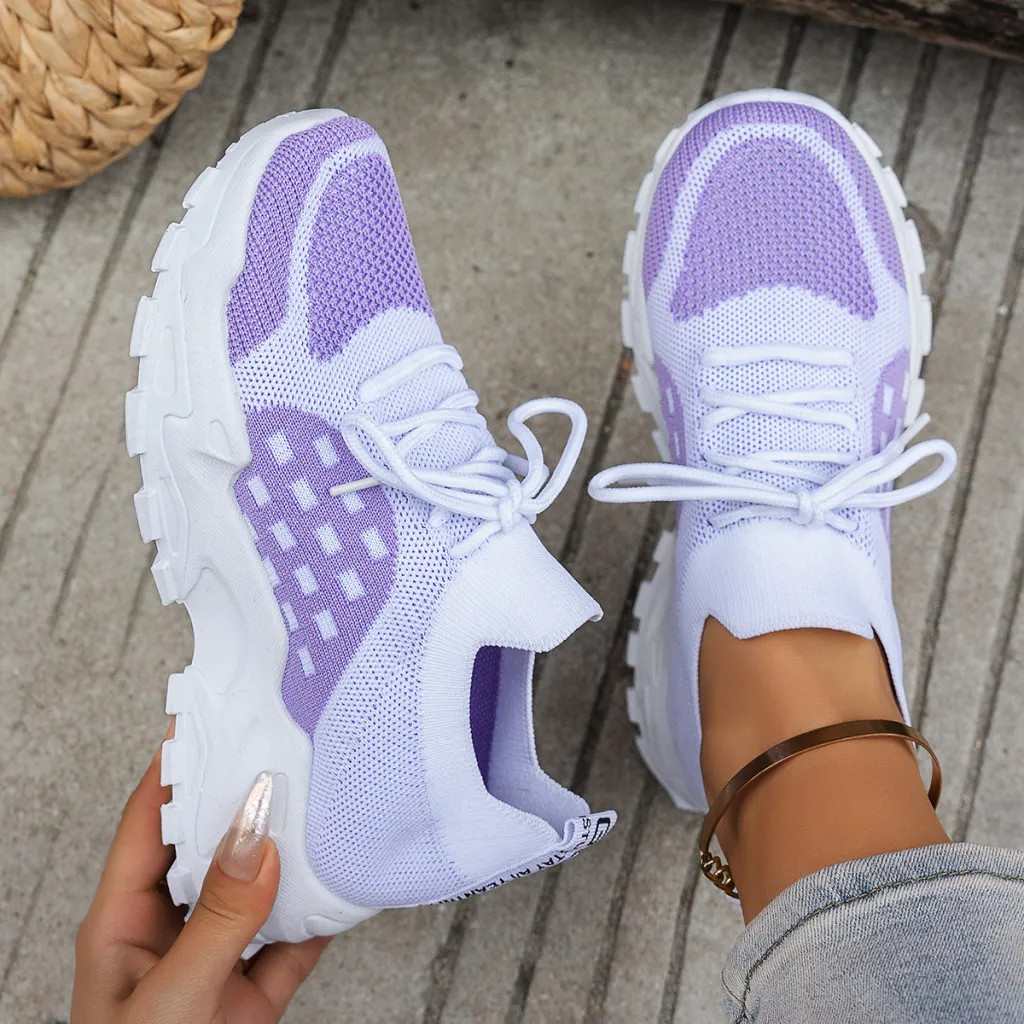 Fashion All-match Sneaker Platform Casual Casual And Comfortable - Purple