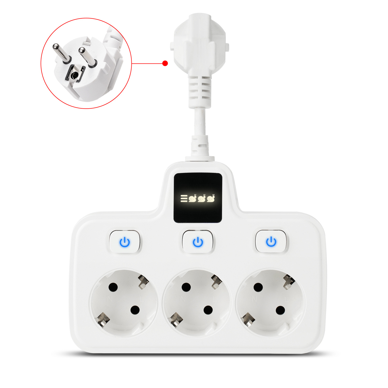 Title 1, European-style Special Hole Conversion Socket 3...