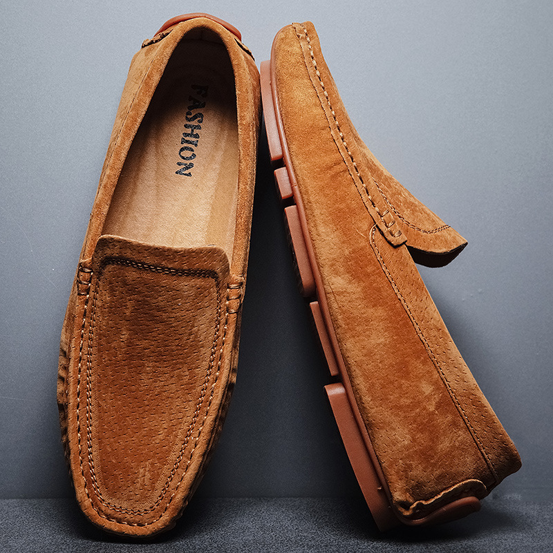 Genuine Leather Breathable Summer Mens Shoes