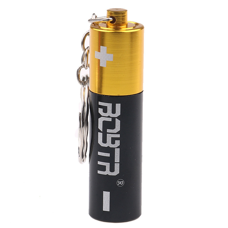 Title 6, Metal Battery Pipe With Keychain