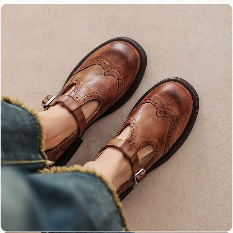 Peep-Toe Flat Mule Loafers, picture 2 of 4