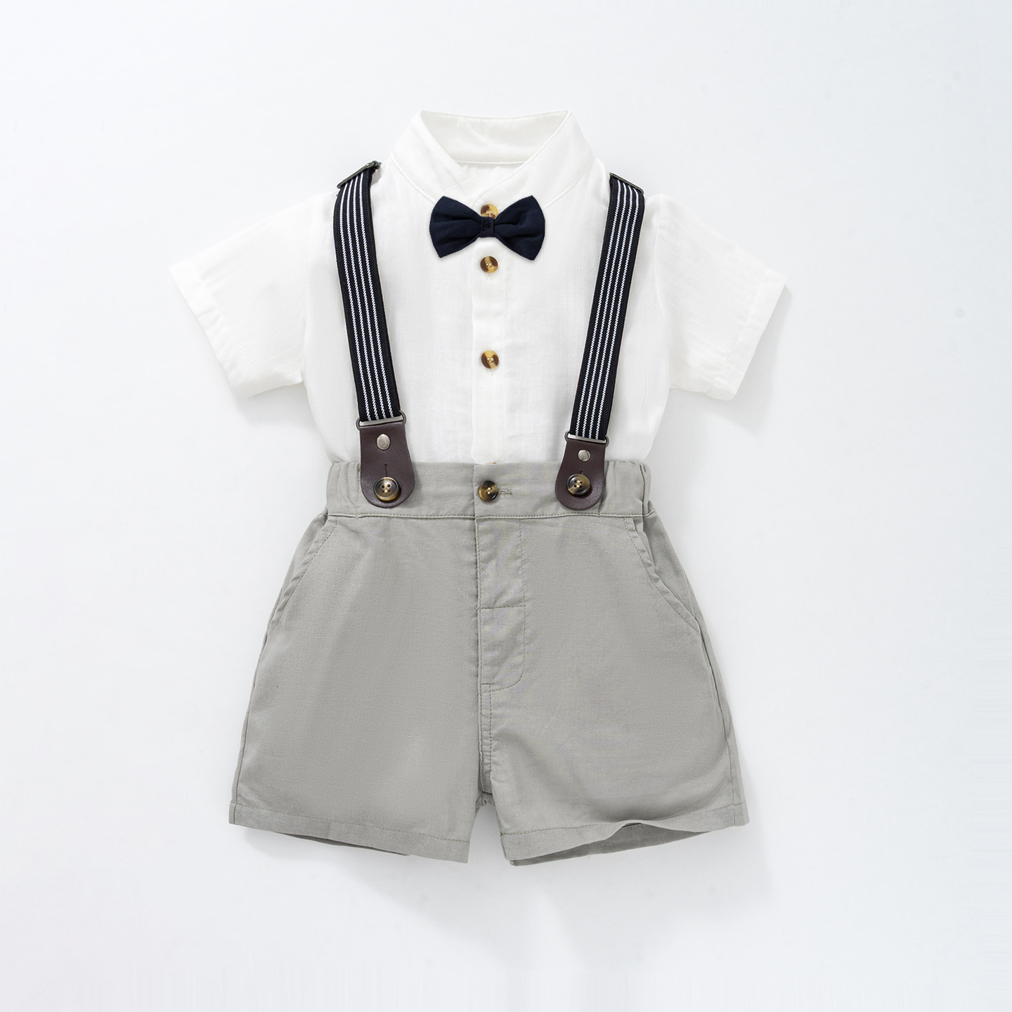 Korean-style Suspender Pants Set For Boys — foto 5