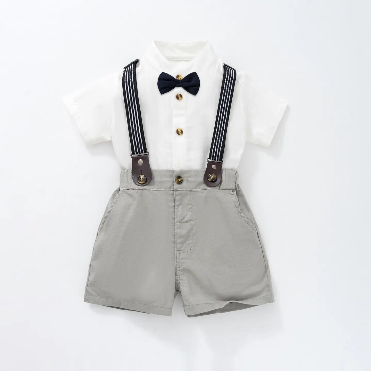 Korean-style Suspender Pants Set For Boys